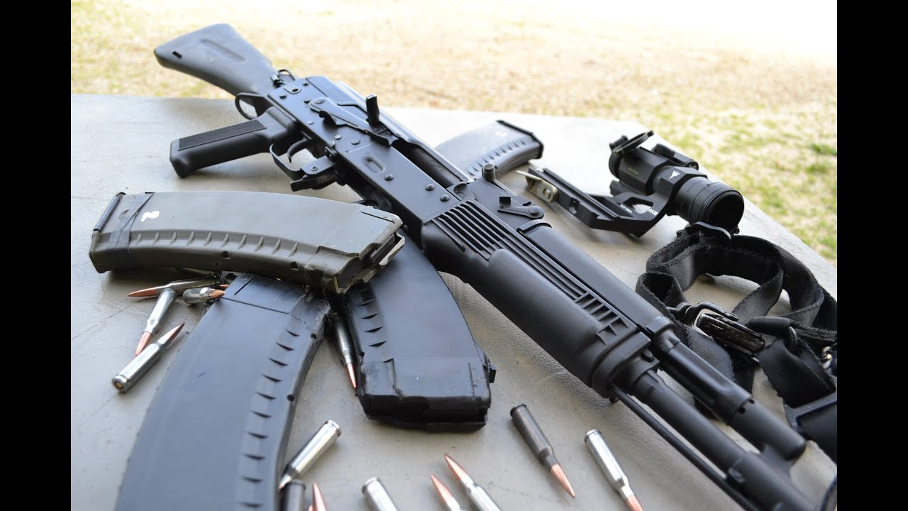 Sighting in an AK47 / AK74 - YouTube