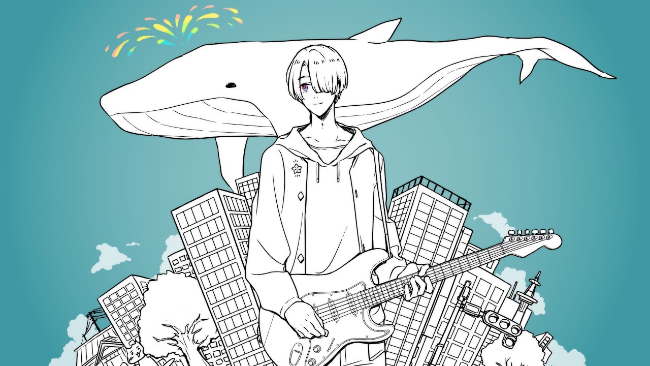 【歌ってみた】くじらの街/ラムネ(村人P)【弦月藤士郎/にじさんじ】