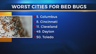 Columbus again ranks no. 5 on list of worst cities for bed bugs
