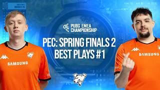 BEST HIGHLIGHTS OF PEC: SPRING FINALS 2 | DAY 1-2 | VIRTUS.PRO PUBG