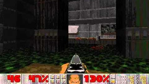 DOSBOX DOOM E1M5 둠 1-5 (Sound Blast)