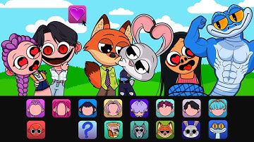 ZOOTOPIA 2 Sprunki Mod / Nick and Judy VS Rumi and Jinu Kpop Demon Hunters VS HAMOOD