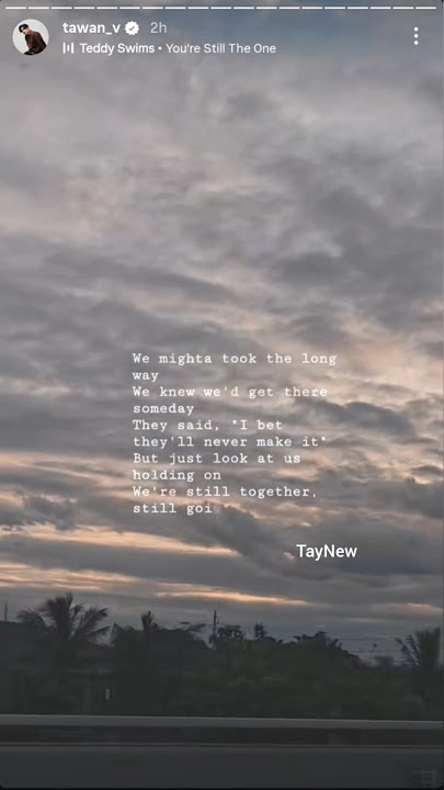 Tay Tawan decided to post TayNew's life history in a song😭🩷#taynew #เตนิว #tawan_v #newwiee #bl