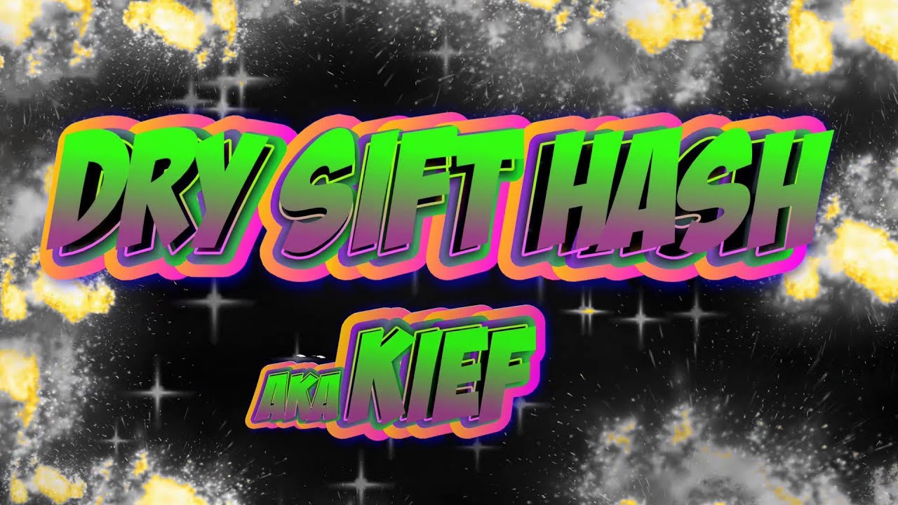 Looking at Kief aka Dry Sift 110 micron and 65 micron.  BC Stealth Grow ep6.