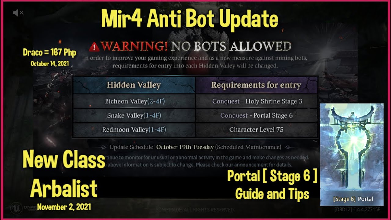 Mir4 Anti-Bot Update ( Tagalog ) - YouTube