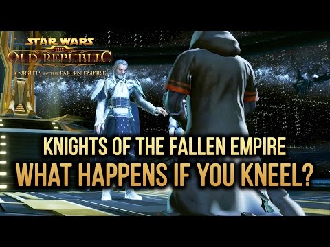 SWTOR Knights of The Fallen Empire - What happens if you kneel? (Important Choice #4)