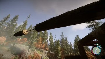 Reject log sled: use ziplines to transfer logs | Sons of the Forest