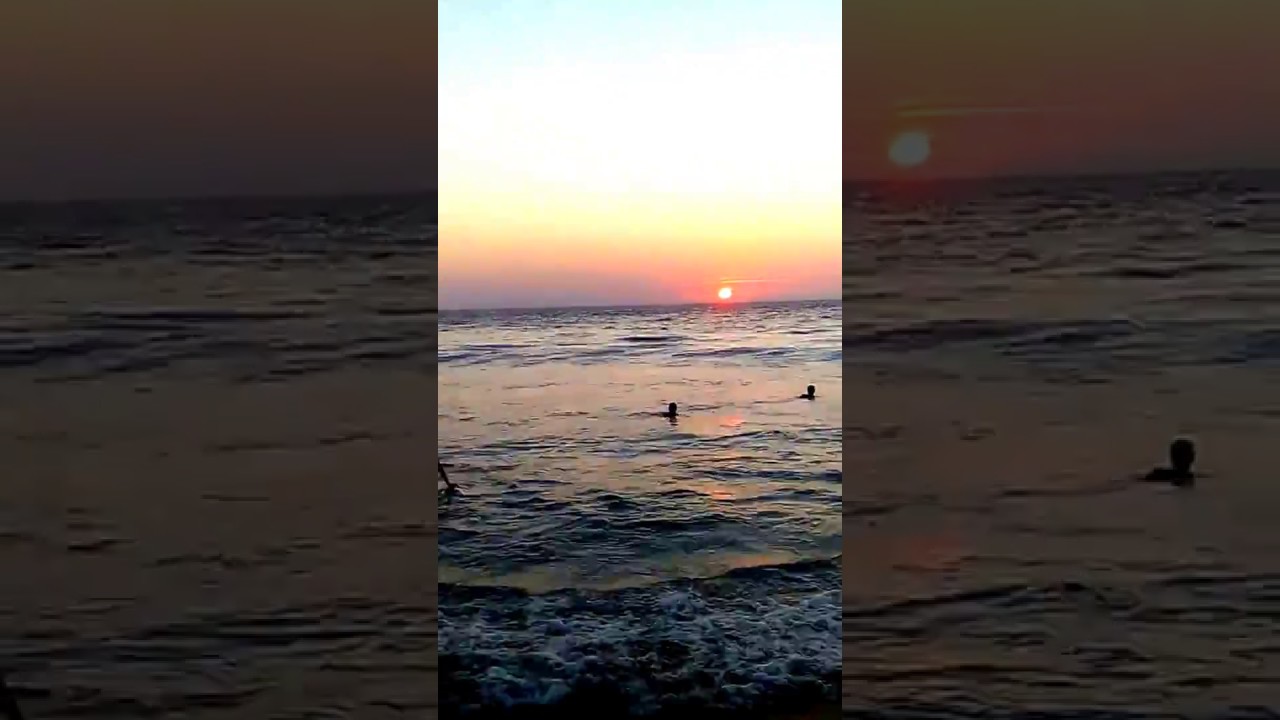 Sunset at Kovalam beach , Kerela (Time-lapse)