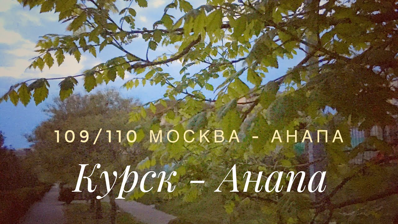 Курск анапа на машине