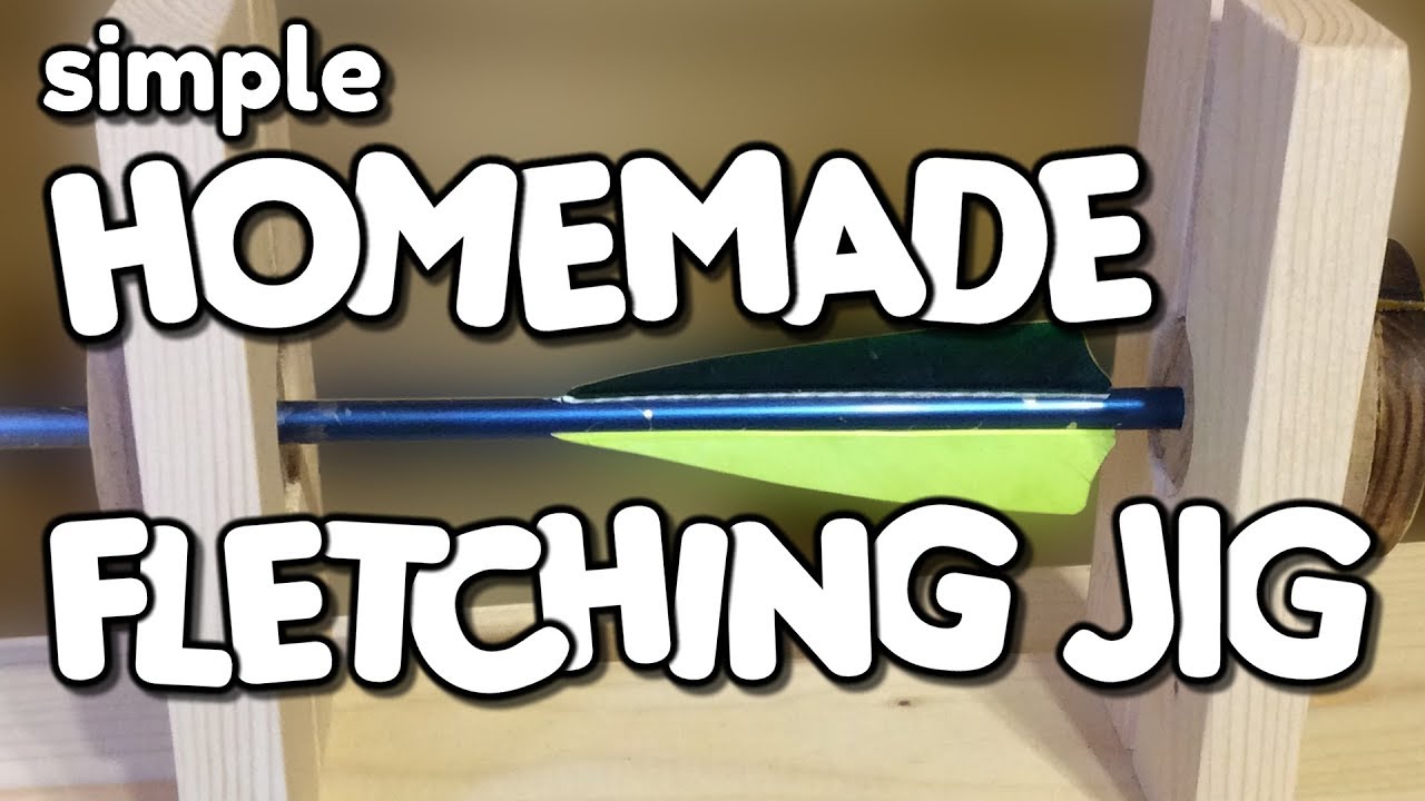 How to make a FLETCHING JIG simple & effective by VOGMAN YouTube
