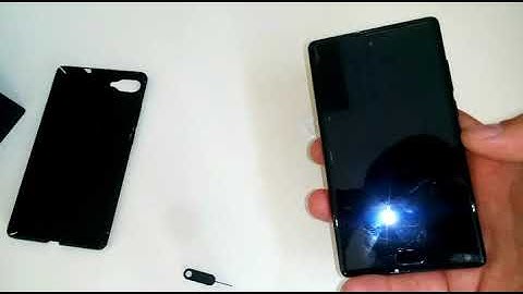 Broken screen of Doogee Mix