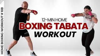 12-Minute Boxing Tabata Workout | Train with Coach Allen & Daysie | 24 Intense Combos!