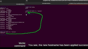 How to change existing docker container hostname