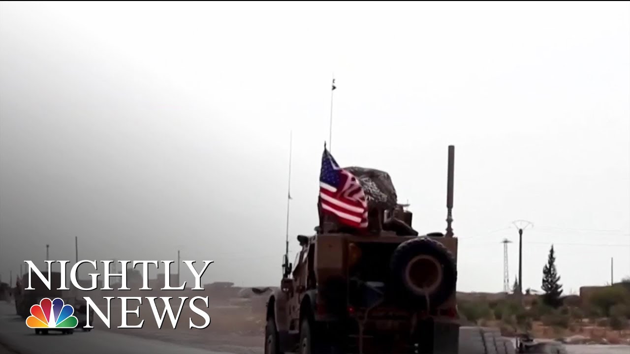 U.S. Troops Leaving Syria For Western Iraq As Kurds Pull Back Amid Cease-Fire | NBC Nightly News