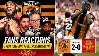 FIRST HALF REACTIONS | MAN UNITED FANS LEFT FUMING AFTER 2-0 FIRST-HALF SETBACK