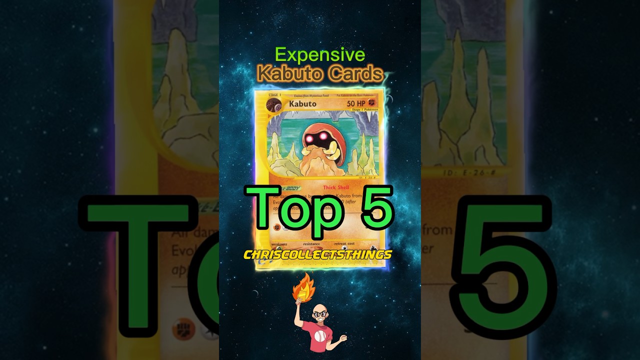 Top 5 EXPENSIVE Kabuto Pokémon Cards 👀 