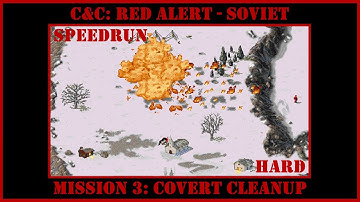 🚨C&C: RED ALERT - Soviet - SPEEDRUN -  Mission 3: Covert Cleanup - HARD🚨