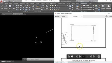Getting Started with AutoCAD #2 "Lines using absolute and relative co-ordinates"
