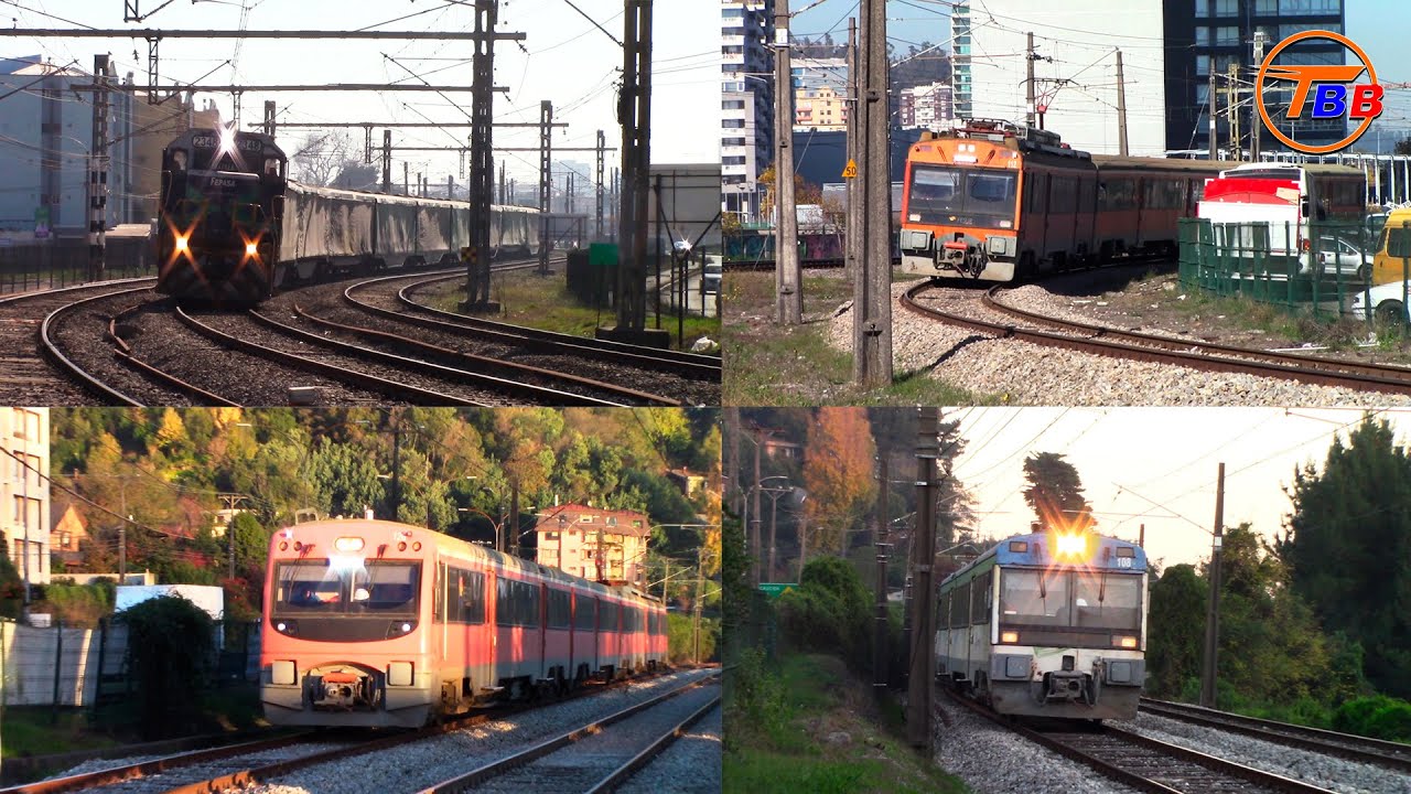 Trenes de pasajeros y carga en Concepción y Lonco (Mayo 2021)