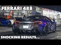 RACING A FERRARI 488 IN MY MCLAREN 600LT! *shocking results*