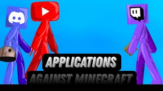 applications against Minecraft( trailer )#animation #at2 #app #apps #minecraft
