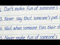 Is this font suitable for exams? | English handwriting