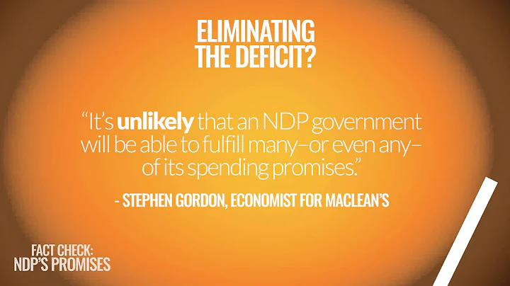 Fact-checking the NDP's promises