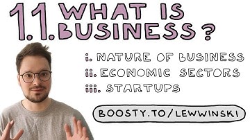 1.1 WHAT IS BUSINESS? / IB BUSINESS MANAGEMENT / nature of business, economic sectors, startups