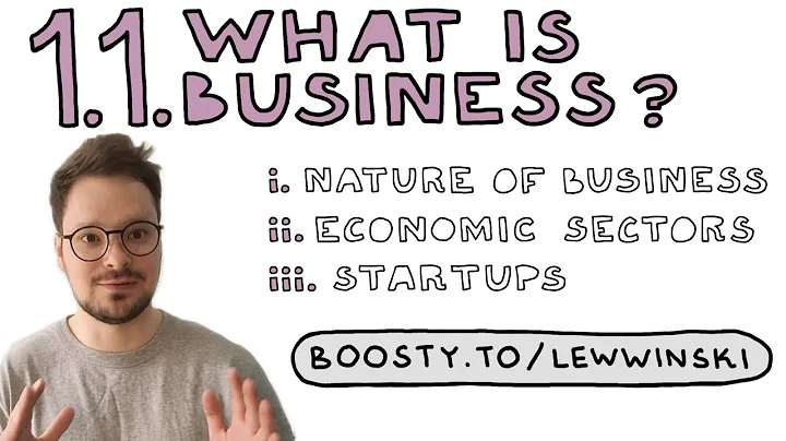 1.1 WHAT IS BUSINESS? / IB BUSINESS MANAGEMENT / nature of business, economic sectors, startups