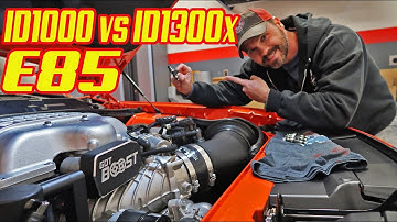 ID1000 vs ID1300x Injectoren Hellcat E85 Speedy