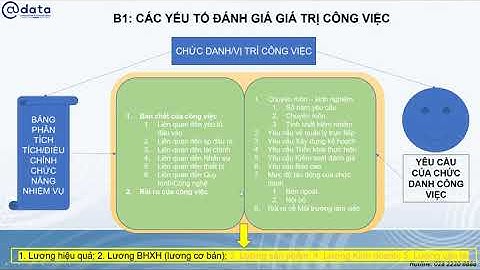 Kỹ thuật xây dựng thang bảng lương theo GTCV theo phương pháp PositionQ _ Bài 1_Tổng quan