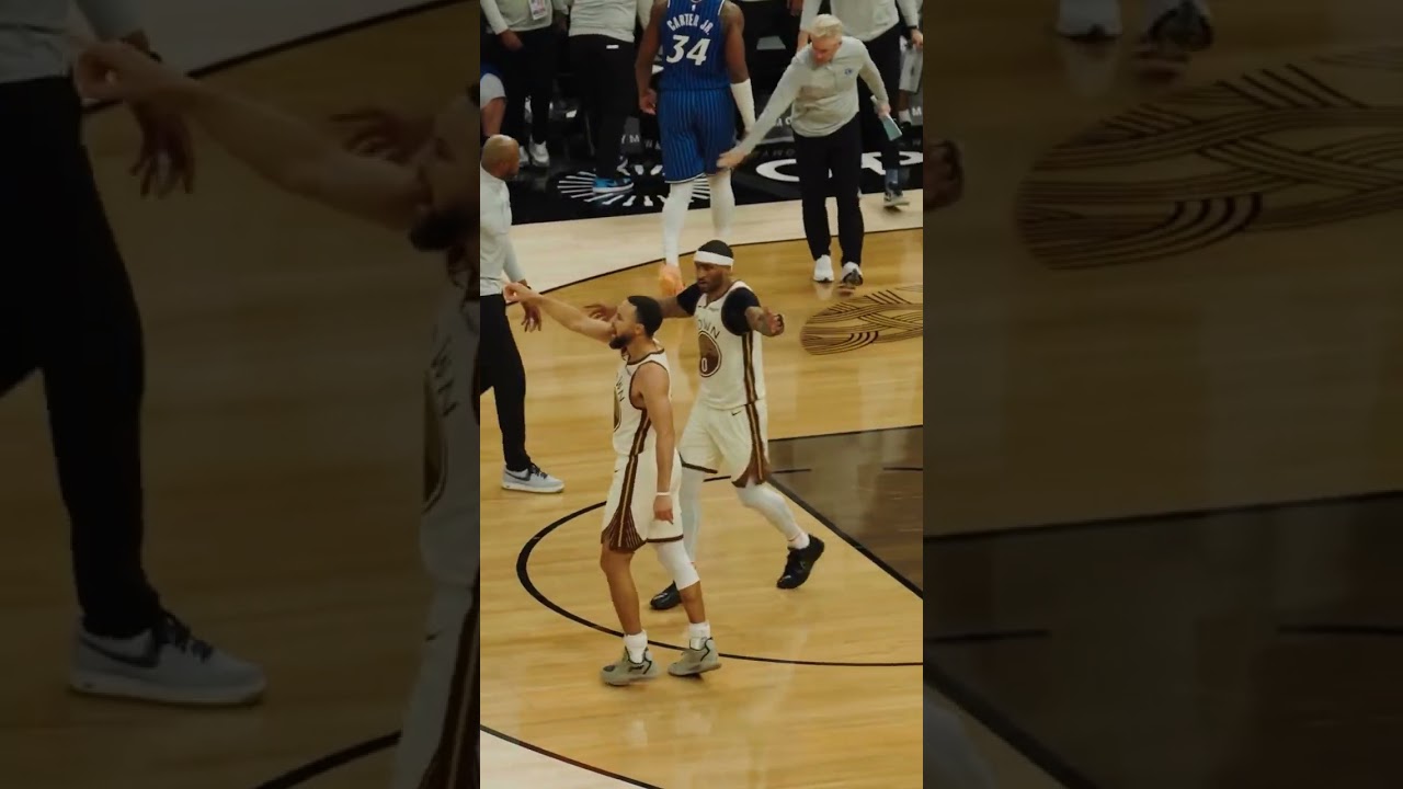 WATCH - STEPH CURRYs DANCE AFTER HITTING THE OPEN THREE AGAINST MAGIC AT CHASE CENTER  