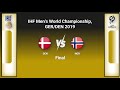 Match Goals-Norway - Denmark (final match) World Cup 2019