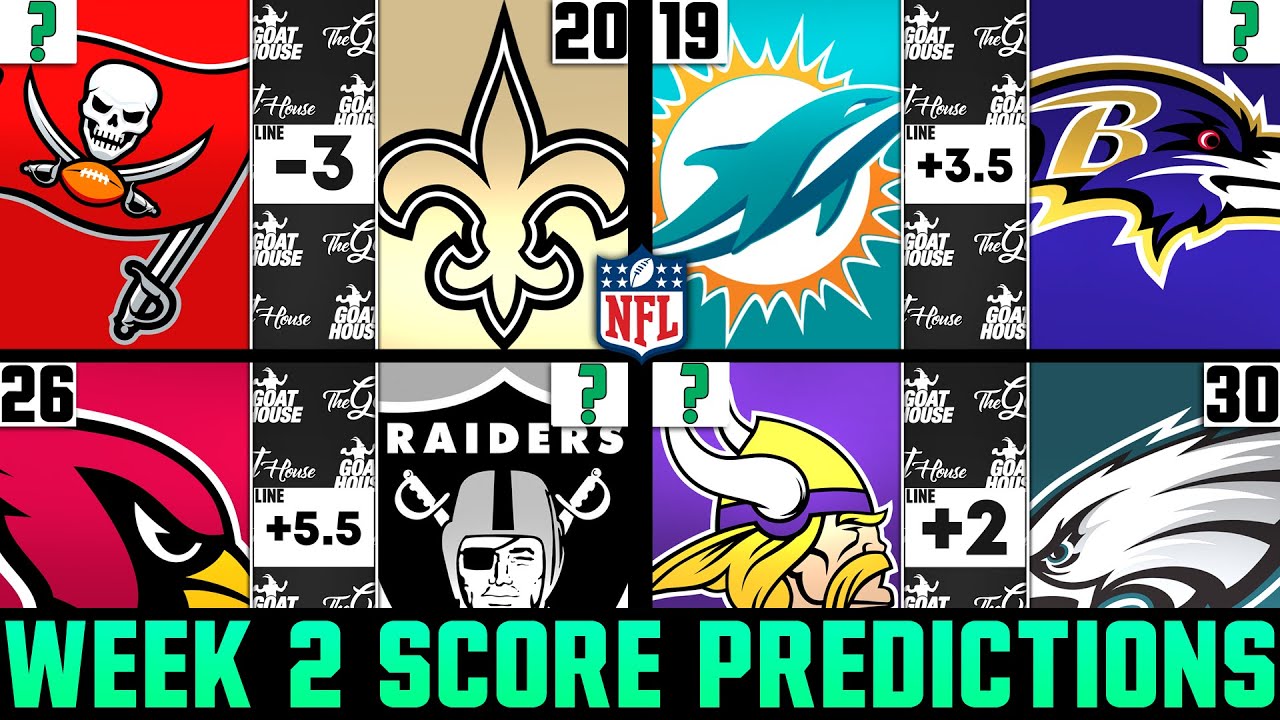 NFL Week 2 Score Predictions 2022 (NFL WEEK 2 PICKS AGAINST THE SPREAD 2022)  