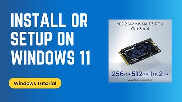 How to Install & Set Up a Second NVMe M.2 SSD - Windows 11