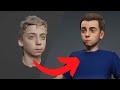 Turn 3d scans into 3d animated avatars  character creator headshot 20