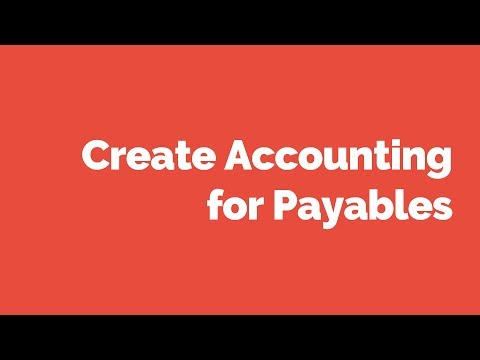 How to Create Accounting for Accounts Payables in Oracle E-Business Suite R12.2.X