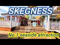 Skegness England full Town walk tourist atraction and seaside