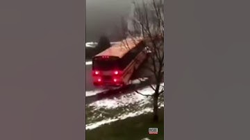 6 Terrifying School Bus Accidents I Part 1 #shorts