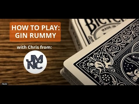 How To Play - GIN RUMMY - YouTube