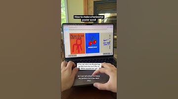 How to make a horizontal poster scroll in Readymag