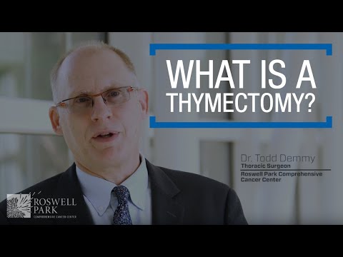 Video: In welke toestand heeft de arts thymectomie voorgeschreven?