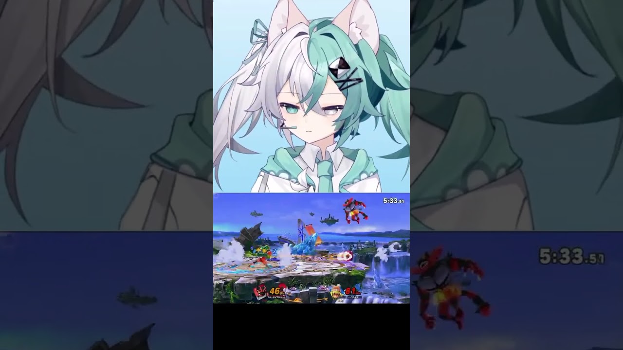 バ美肉おじさんのスマブラSP対戦動画 #Shorts 【スマブラSP】【vtuber】 #short #shortvideo
