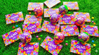Satisfying Video Asmr Unboxing GIANT Chocolate & Rainbow Lollipops with Gems Asmr #viral #trending screenshot 5