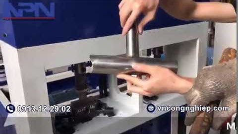 #17 || Cách cắt ngàm ống kim loại nhanh và hiệu quả || Máy đột dập thủy lực đa năng.