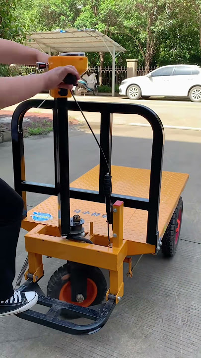Popular new product,Battery operated trolley. Fast transportation of goods. #shots #viralvideo