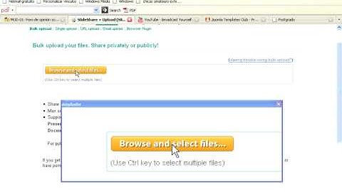 Como subir presentaciones a SlideShare