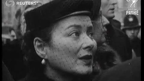 SHOWBIZ: Memorial service to Ivor Novello (1951)