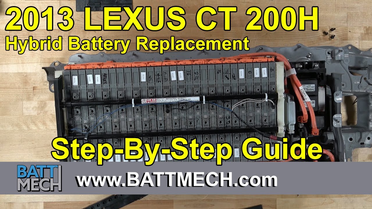 Lexus Ct200h Battery Replacement