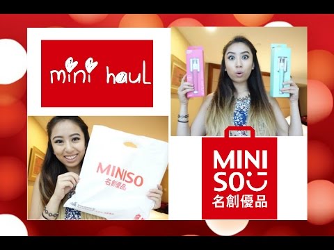 Small Miniso Haul